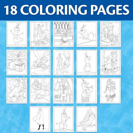 Crayola Frozen Color Wonder Coloring Set, 18 Mess Free Coloring Pages for Toddlers, Toys for Kids, Toddler Gifts