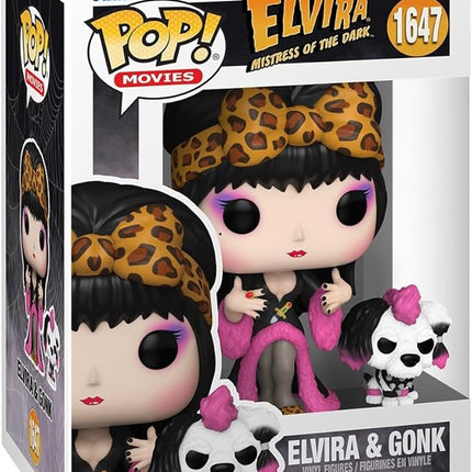 Funko POP! & Buddy: Elvira Mistress of The Dark & Gonk - Collectable Vinyl Figure - Gift Idea - Official Merchandise - for Kids & Adults - Horror Fans - Model Figure for Collectors and Display