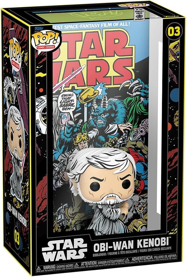 Funko Pop Comic Cover: Star Wars - OBI-Wan - Collectable Vinyl Figure - Gift Idea - Official Merchandise - Toys for Kids & Adults - Model Figure for Collectors and Display