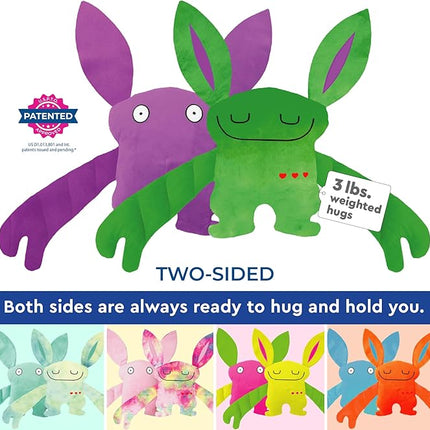 Weighted Plush Toy – Machine Washable Calming Stuffed Animal for Kids – Arms and Body are Weighted to Give a Realistic Hug – Soft Companion for Playtime, Naptime & Travel (Shin)