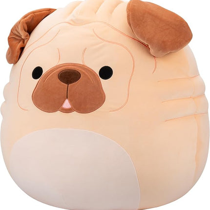Squishmallows Original 24in Morton The Brown Shar Pei Dog – Official Jazwares Plush (Jumbo)