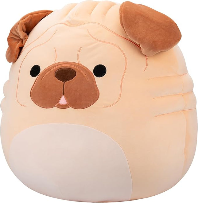 Squishmallows Original 24in Morton The Brown Shar Pei Dog – Official Jazwares Plush (Jumbo)