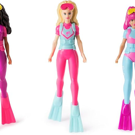 SwimWays Barbie Dive Characters 3-Pack, Swimming Pool Accessories & Kids Pool Toys, Pool Party Supplies & Water Toys for Kids Aged 5 & Up