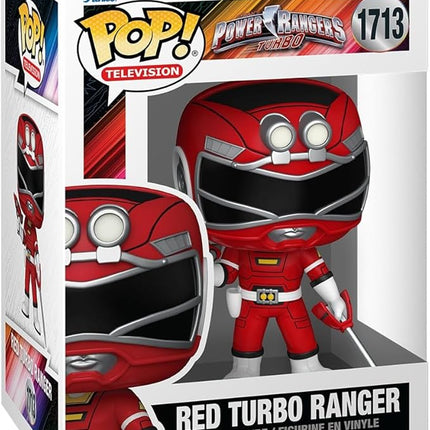 Funko Pop! TV: Power Rangers Turbo - Red Turbo Ranger - Collectable Vinyl Figure - Gift Idea - Official Merchandise - Toys for Kids & Adults - TV Fans - Model Figure for Collectors and Display
