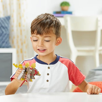 Transformers Dinobot Adventures Dinobot Squad Grimlock, Dinobot Snarl, and Predaking 3-Pack Converting Figures, 4.5-Inch Toys, Ages 3 and Up (Amazon Exclusive)