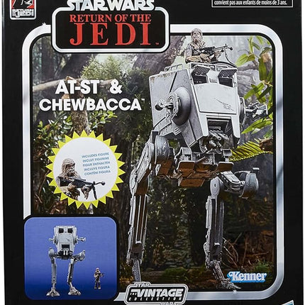 Star Wars The Vintage Collection, at-St & Chewbacca, Return of The Jedi, 15 cm Scale Figure and Vehicle