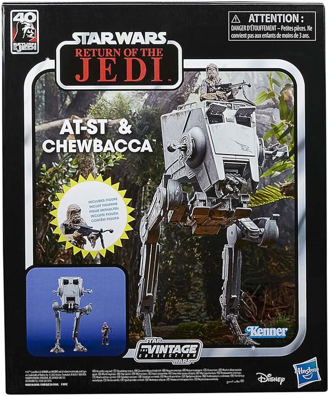 Star Wars The Vintage Collection, at-St & Chewbacca, Return of The Jedi, 15 cm Scale Figure and Vehicle