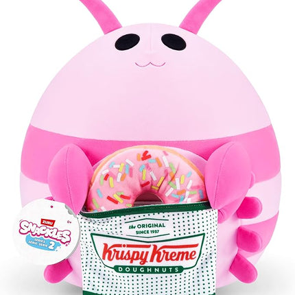 Snackles Series 2 14-inch by ZURU Cuddly Squishy Comfort 14-inch Plush with Licensed Snack Brand Accessory (Shrimp&Krispy Kreme)