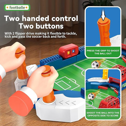 Mini Foosball Table, Soccer Board Game for Kids, 3 4 5 6 7 8-12 Year Old Boys Girls Birthday Gifts, Football Games Pinball Machine, Indoor Outdoor Family Party Sports Toys