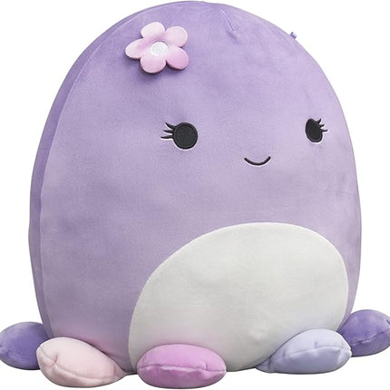 Squishmallows Original 14-Inch Beula Purple Octopus with Multicolored Tentacles - Large Ultrasoft Official Jazwares Plush - Amazon Exclusive