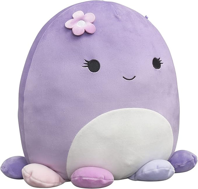Squishmallows Original 14-Inch Beula Purple Octopus with Multicolored Tentacles - Large Ultrasoft Official Jazwares Plush - Amazon Exclusive