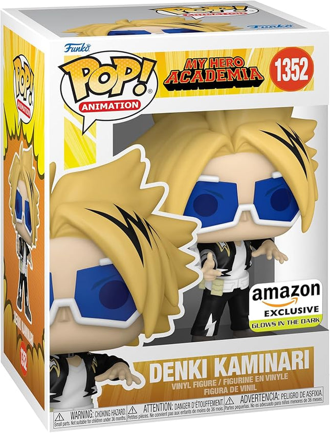 Funko POP! Animation: MHA - Denki Kaminari - Glow in The Dark - My Hero Academia - Collectable Vinyl Figure - Gift Idea - Official Merchandise - for Kids & Adults - Anime Fans