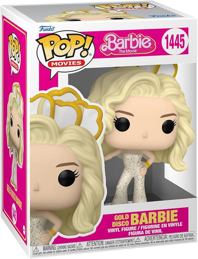 Funko POP! Movies: Barbie - Gold Disco Barbie - (Dance Party) - Collectable Vinyl Figure - Gift Idea - Official Merchandise - for Kids & Adults - Movies Fans - Model Figure for Collectors and Display