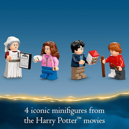 LEGO Harry Potter Hogwarts Hospital Wing 76398 Building Toy Castle Kit with Clock Tower, The Prisoner of Azkaban, Includes Harry Potter, Hermione Granger, Ron Weasley & Madam Pomfrey Minifigures