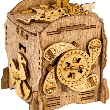 iDventure Cluebox - Captain's Nemo Nautilus - Escape Room Game - Puzzle Box - Sequential 3D Puzzle for Adults - Brain Teaser - Birthday Gift Gadget for Men and Women - Money Box