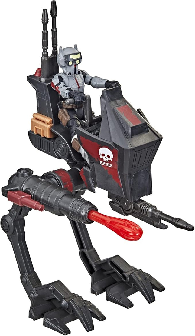 STAR WARS Mission Fleet Expedition Class Tech (Bad Batch) at-RT Ambush 2.5-Inch-Scale Figure and Vehicle Set, Toys for Kids Ages 4 and Up,F1339