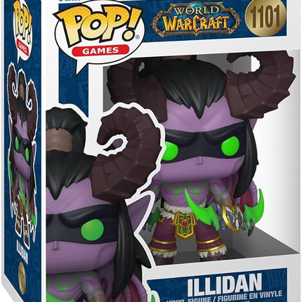 Funko Pop! Games: World of Warcraft - Illidan Stormrage - 1/6 Odds for Rare Chase Variant - Collectable Vinyl Figure - Gift Idea - Official Merchandise - Toys for Kids & Adults - Video Games Fans