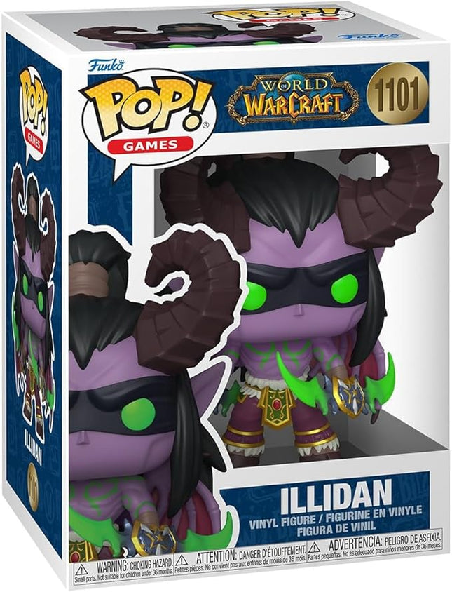 Funko Pop! Games: World of Warcraft - Illidan Stormrage - 1/6 Odds for Rare Chase Variant - Collectable Vinyl Figure - Gift Idea - Official Merchandise - Toys for Kids & Adults - Video Games Fans