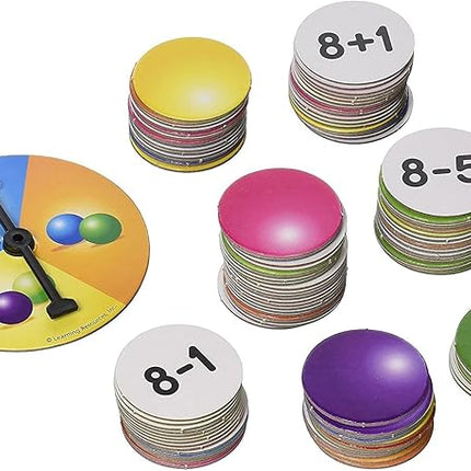 Learning Resources Pop For Addition & Subtraction Math Game - Number Flash Cards, Math Manipulatives, Classroom Must Haves, Homeschool, Montessori, Board Games, Gifts for Boys and Girls
