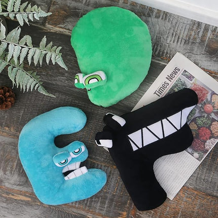 26-Letter Plush Toy Set (A-Z) - Cute Stuffed Plush Toys & Decorative Pillow, Educational Gift for Kids & Fun Home Decor (Z)