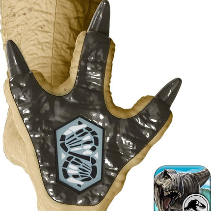 Mattel Jurassic World Rebirth Distortus Rex Rumble N Rampage Dinosaur Action Figure 22 Inch with 2 Attack Actions, Content-Accurate, Digital Play