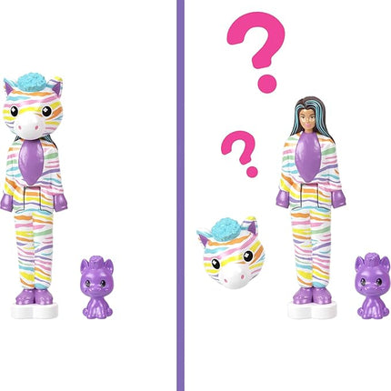 Barbie Mini Land 5 Dolls Reveal Pack, 1.5-inch Mini Dolls with Surprise Reveal & Sensory Play Piece (Styles May Vary)