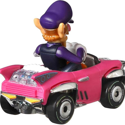 Hot Wheels Mario Kart Waluigi, [Pink/Purple] Badwagon