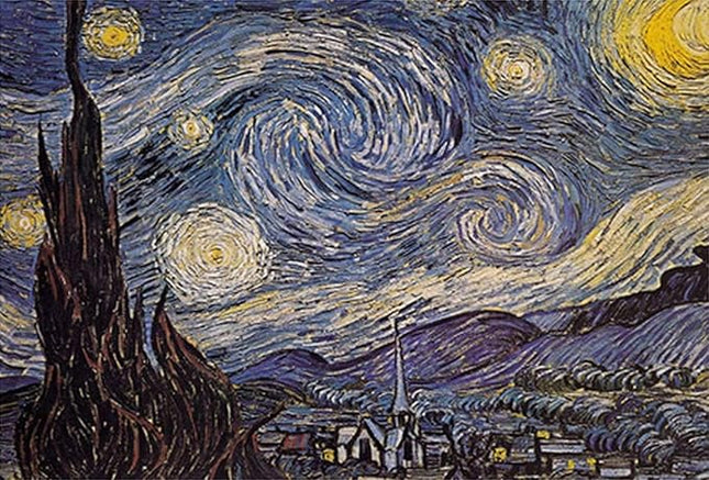 CHAMBERART 1000 Piece Premium Jigsaw Puzzle Starry Night A-1074