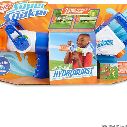 NERF Super Soaker Hydroburst Hose Blaster – Powerful Water Blaster Drenches Your Friends in Water