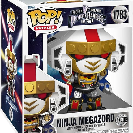Funko Pop! Super: Mighty Morphin Power Rangers: The Movie - Ninja Megazord - Metallic - Power Rangers Movie - Collectable Vinyl Figure - Gift Idea - Official Merchandise - Toys for Kids & Adults