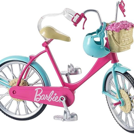 Barbie Bicycle with Basket of Flowers