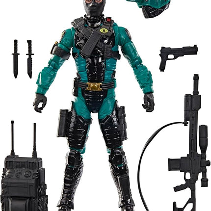 G.I. Joe Classified Series #187, Night-Viper, Collectible 6 Inch Action Figure with 7 Accessories