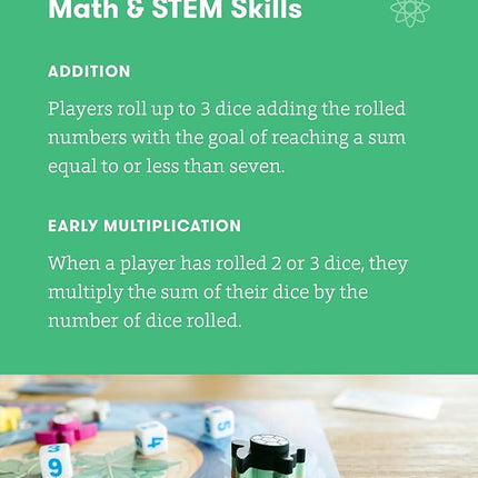 SimplyFun Shore Seekers - A Fun and Interactive Math Board Game for Kids - Practice Addition and Multiplication Skills - Math Game for Kids, 2 to 7 Players, Ages 7 & Up