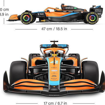 Voltz Toys Authentic Licensed 1:12 McLaren F1 MCL36 Remote Control Car - F1 Collection RC car Series for Kids and Adults - 2.4GHz RC Car for Gift (1:12 McLaren F1 MCL36)