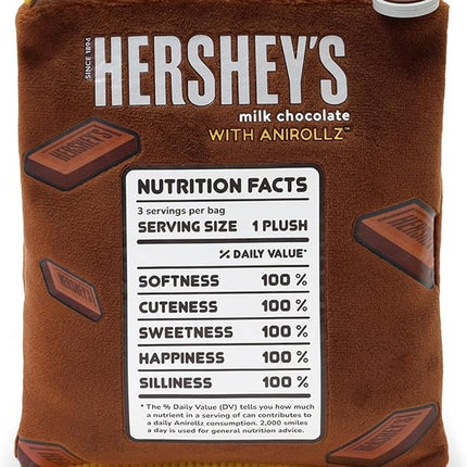 Anirollz x Hershey Milk Chocolate Snack Bag Mini Plush Set – Kawaii Collectible Plush Toys – Pandaroll, Kittiroll & Puppiroll