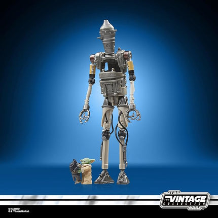 STAR WARS The Vintage Collection IG-12, Grogu & Anzellan, Deluxe The Mandalorian 3.75 Inch Collectible Action Figure 3-Pack