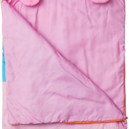 Kid's Nap Buddies Character Preschool Nap Mat, Toddler Sleeping Bag with Pillow for Daycare, Ages 3+