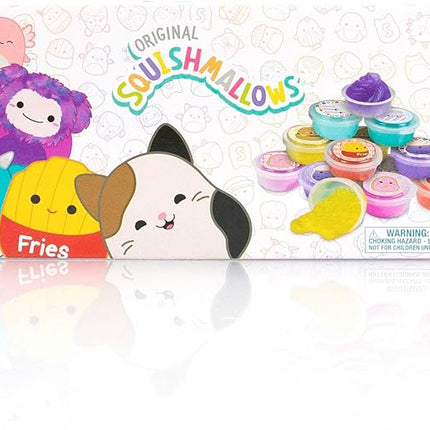 Original Squishmallows Ultimate Compounds Set, 25-Pack, Scented Glitter Slimes, Slime Party Favors for Kids, Slime Bulk, Kids Party Favors Goodie Bags, Mini Squishmallows, Mini Slime, Sludge Toys