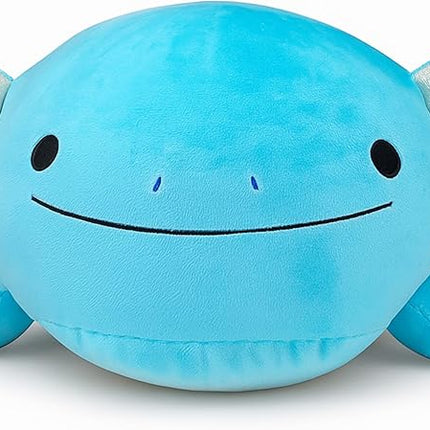 Pineapple Axolotl Plush Toy, 24" Axolotl Stuffed Animal Plushie, Giant Squish Toy, Cute Plushies Kawaii, Gifts for Kids, Girls, Boys, Toddlers (Blue)