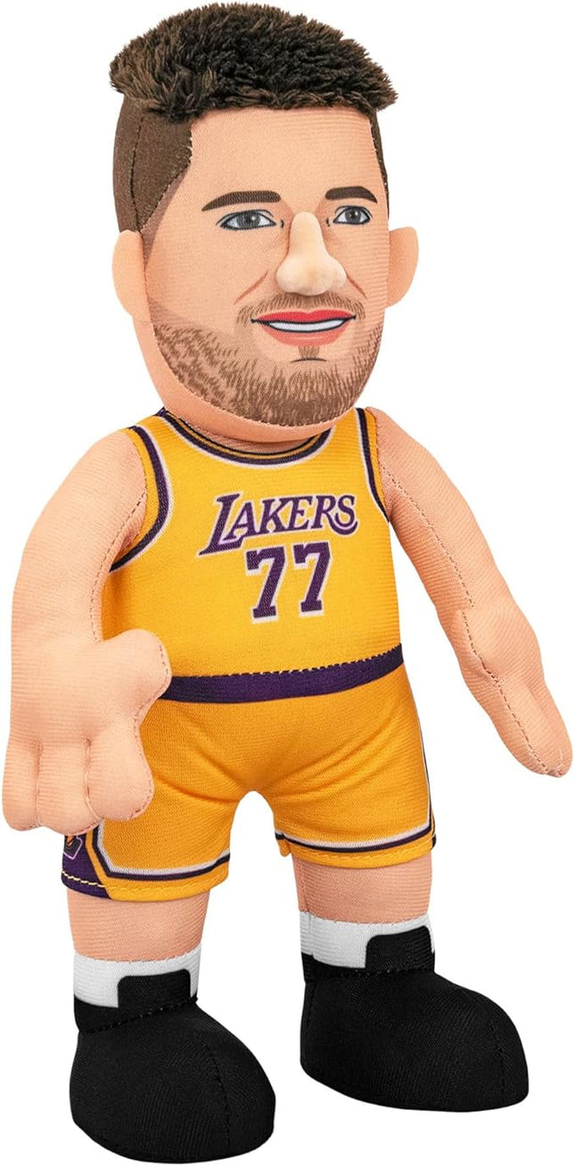 Bleacher Creatures Los Angeles Lakers Luka Doncic 10" Plush Figure – NBA Player Plush for Play or Display