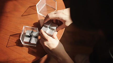 Craighill Jack Box Puzzle - Brain Teaser Puzzle for Adults, 3D Brain Game, Mind-Bending & Satisfying, Aesthetic Home & Office Decor - Aluminum & Acrylic