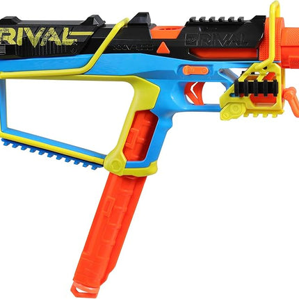 Nerf Rival Mirage XXIV-800 Blaster, 10 Nerf Rival Accu-Rounds, 2 Ways to Load, 8 Round Removable Magazine, Pump Action Priming, Gifts for Teens