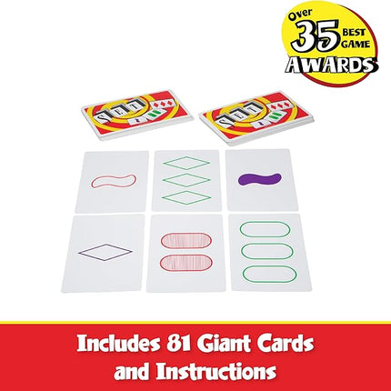 Set Giant Card Games for Kids - Jumbo Playing Cards