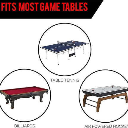 MD Sports Air Hockey Table with Arcade Electronic Scorer, Perfect for Family Game Rooms