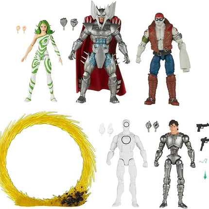 Marvel Hasbro Legends Series: X-Men Villains, 60th Anniversary Action Figure Set, 6 inch Action Figures,Multicolor