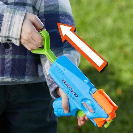 NERF Elite Racer Easy-Play Dart Blaster 2 Pack, 8 Elite Darts, Blaster Outdoor Toys, Ages 6+ (Amazon Exclusive)