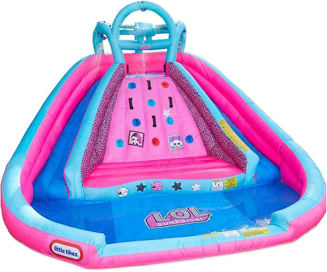 L.O.L. Surprise Inflatable River Race Water Slide with Blower