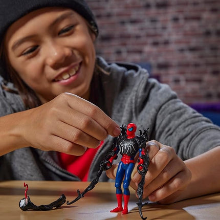 Spider-Man Marvel VenomVersus Epic World of Action Deluxe Figure with Accessories, 4-Inch Super Hero Toys for Kids Ages 4+