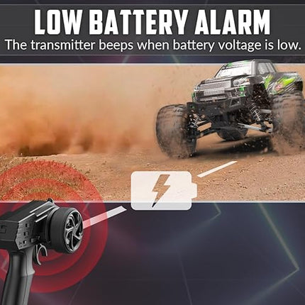 RACENT RC Truck 1:16 4x4 All Terrain RC Car 40KPH High Speed Remote Control Cars for Adults