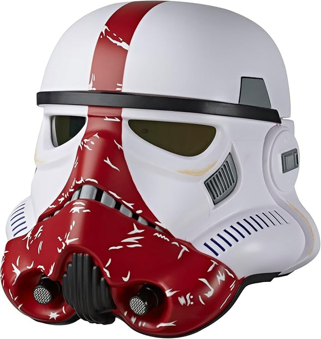STAR WARS The Black Series The Mandalorian Incinerator Stormtrooper Premium Electronic Helmet, Roleplay Collectible